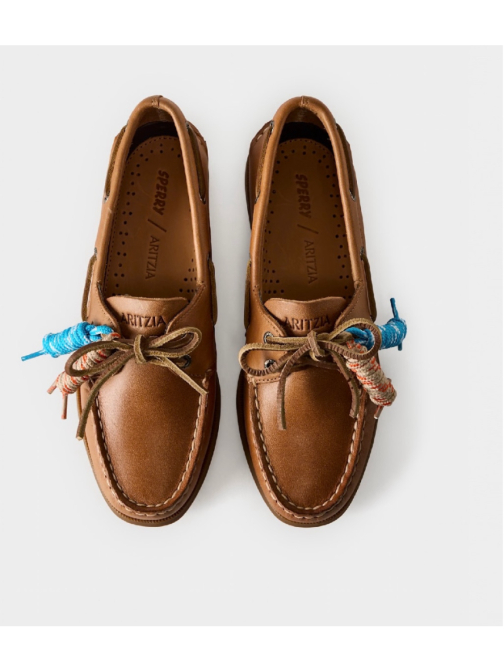 Women's Sperry x Aritzia AO Boat Shoe - Smooth Leather Size 10 NWOT
